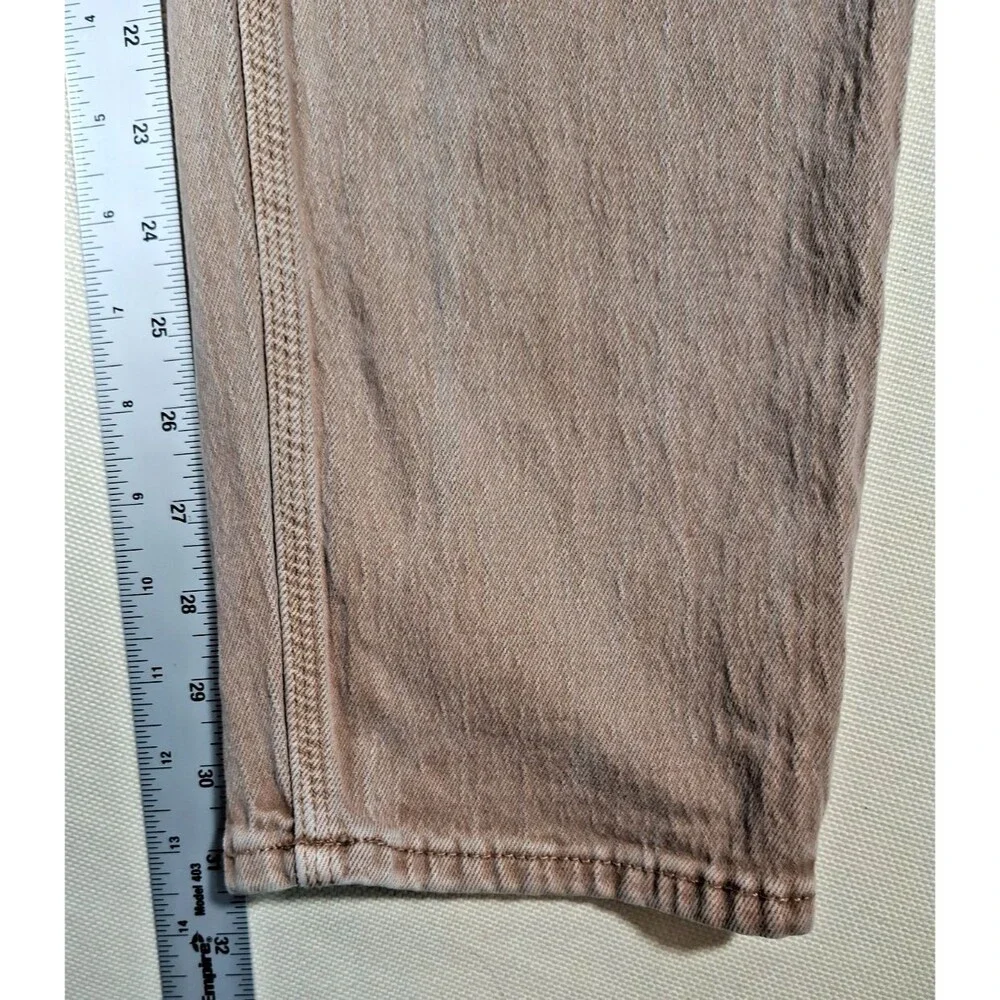 Banana Republic Athletic Fit Jeans Mens 34x32 Brown Light Wash Stretch Denim